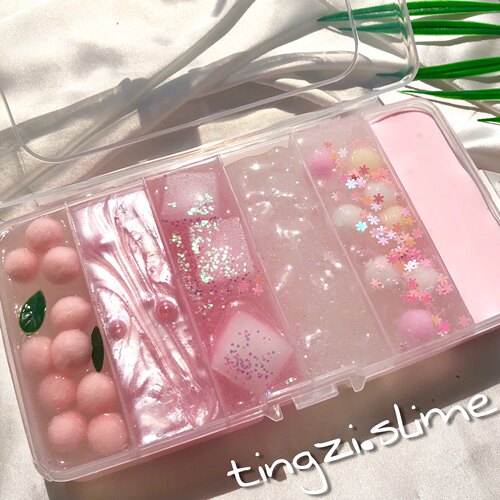 六格多拼网红解压泥婷椰果泥
