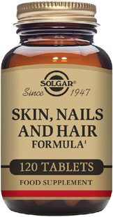 美国直邮Solgar锌、维生素 皮肤、指甲和头发的营养素 120粒