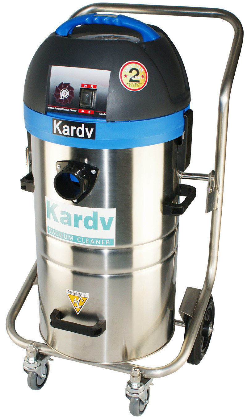 正品吸细粉末用工业吸尘器凯德威打磨配套桶式电机dl-1245z