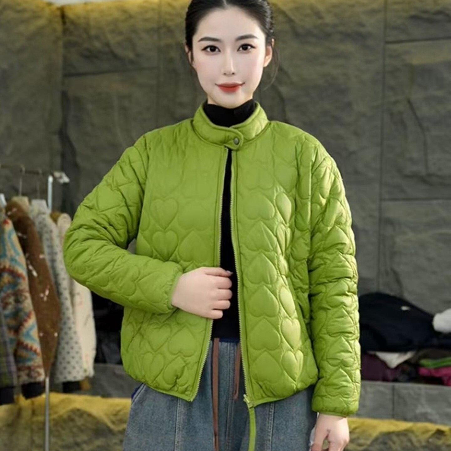 冬季加厚羽绒棉服女宽松保暖棉袄
