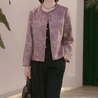 新中式国风外套女士新款春秋款短