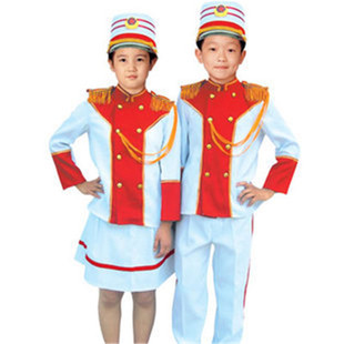 军乐队队服管乐服军鼓服少先队演出服中小学生鼓号服仪仗服表演服