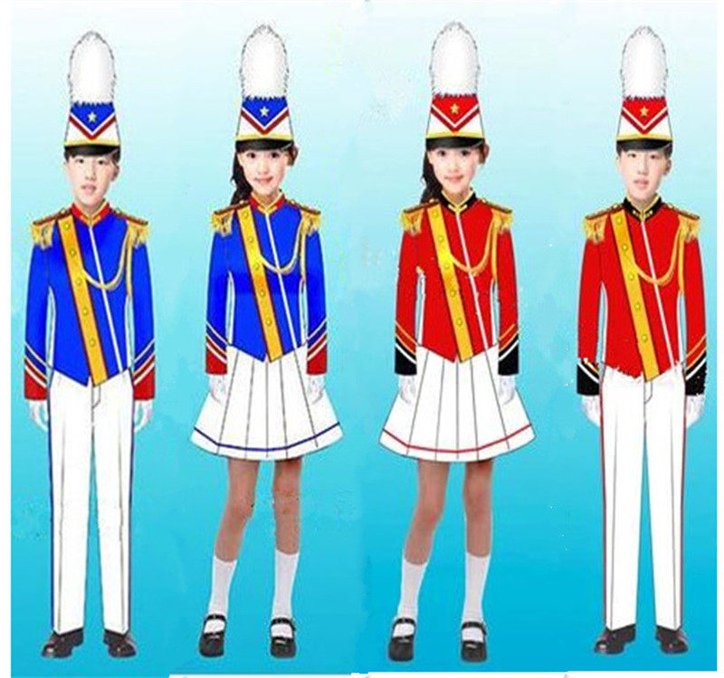 鼓号队服装少儿升旗手新款