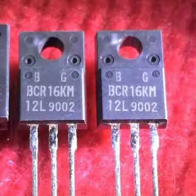 BCR16KM-16  BCR16KM-12 TO220F-3脚 双向可控硅管 原装拆机