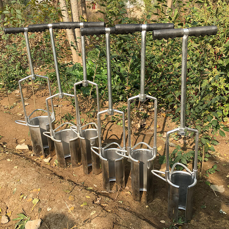 隆达农具优质加厚新款柑橘移苗移栽神器打孔挖洞穴雨花石直销包邮图片