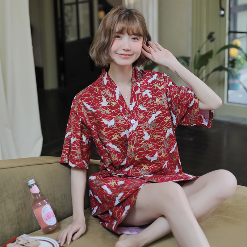 汗蒸服纯棉情侣大码开衫