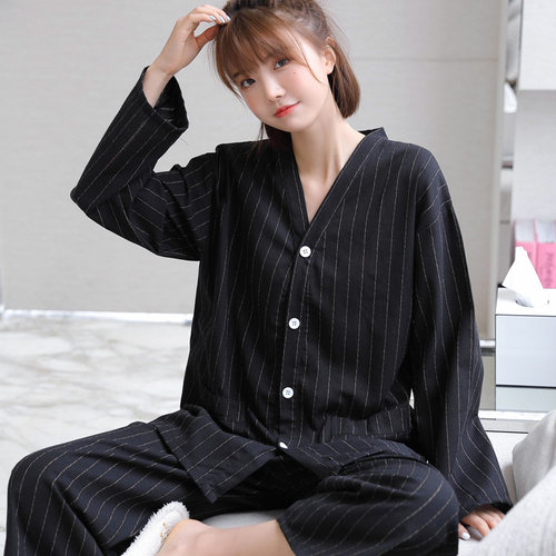 长裤前后侧开扣加肥加大理疗服