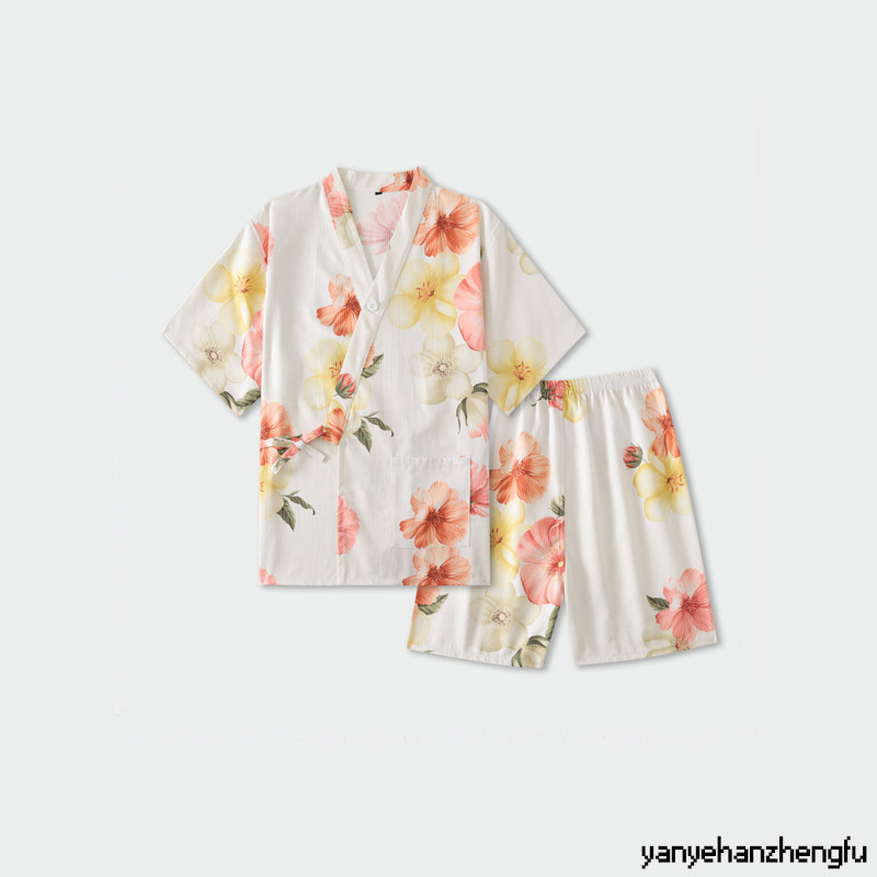 新款汗蒸服女款纯棉可爱洗浴服