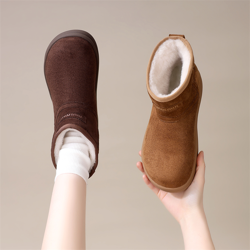 防滑保暖厚底雪地靴女冬季新款