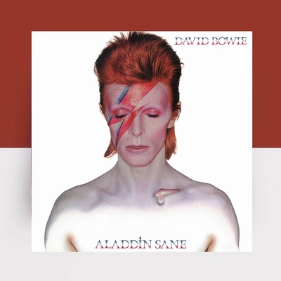 大卫鲍伊David Bowie唱片专辑海报摇滚风宿舍桌面贴纸房间装饰画