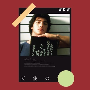 王家卫电影海报堕落天使重庆森林春光乍泄王菲张国荣金城武装饰画