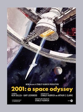 2001太空漫游海报 科幻电影卧室宿舍装饰墙贴 桌面装饰画库布里克