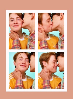 心跳漏一拍海报小众文艺宿舍桌面墙贴卧室装饰画heartstopper