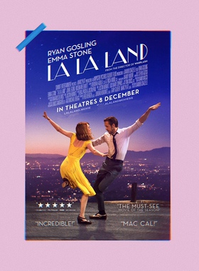 【电影中的跳舞场景】爱乐之城芝加哥电影海报英国病人装饰画画芯