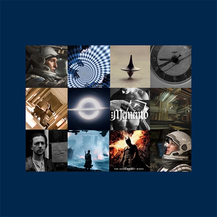 诺兰系列电影海报合集 星际穿越 奥本海默 蜘蛛侠 科幻电影装饰画