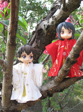 ob11/GSC/YMYbjd阿已体P9古装娃衣国风套装12种颜色可选两件包邮