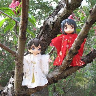 ob11/GSC/YMYbjd阿已体P9古装娃衣国风套装12种颜色可选两件包邮