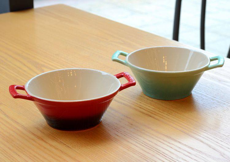 炻瓷双耳大碗 渐变色陶瓷汤碗拉面碗 法式料理碗,餐饮具,碗,淘宝优惠券,粉丝福利购,淘宝优惠卷