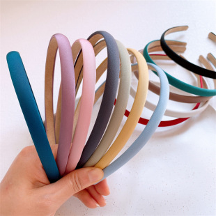 外出发卡头饰 头箍亲子款 韩版 儿童简约糖果色发箍少女甜美气质细款