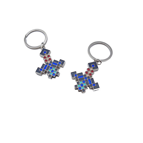 我的世界周边钻石剑摩托车电动车个性钥匙头改装替换柄家用门DIY