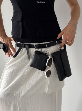 【10-12 20:00开售】Rockrio Rarelicold 多种搭配蝴蝶结腰包皮带