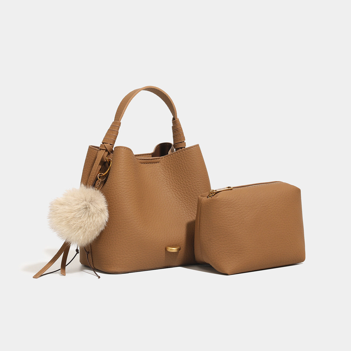 C母包小众设计大容量可爱水桶包包女夏季新款通勤百搭手提斜挎包,箱包皮具/热销女包/男包,水桶包,淘宝优惠券,粉丝福利购,淘宝优惠卷