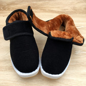 冬季 子中老年防滑加厚泡沫软底老北京布鞋 手工棉鞋 男女加绒保暖鞋