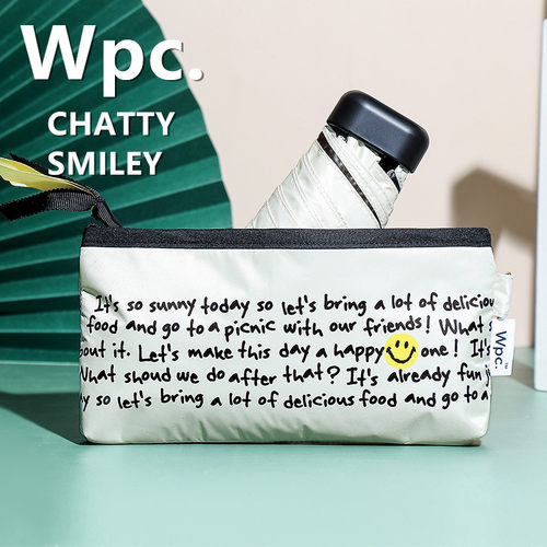 日本wpc五折超轻黑胶太阳伞