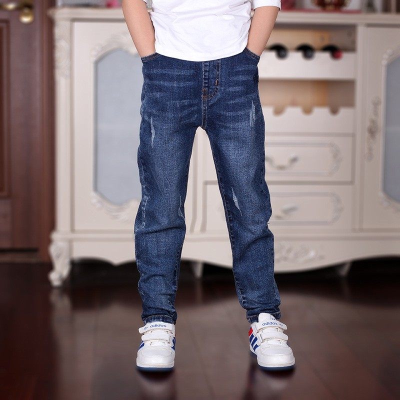 童装男童牛仔裤秋冬款加绒裤子弹力直筒修身中大童男孩儿童小脚裤,童装/婴儿装/亲子装,裤子,淘宝优惠券,粉丝福利购,淘宝优惠卷