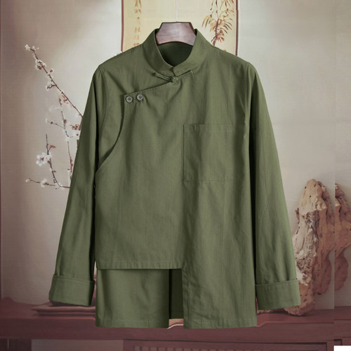 由天改良工装风长袖外套