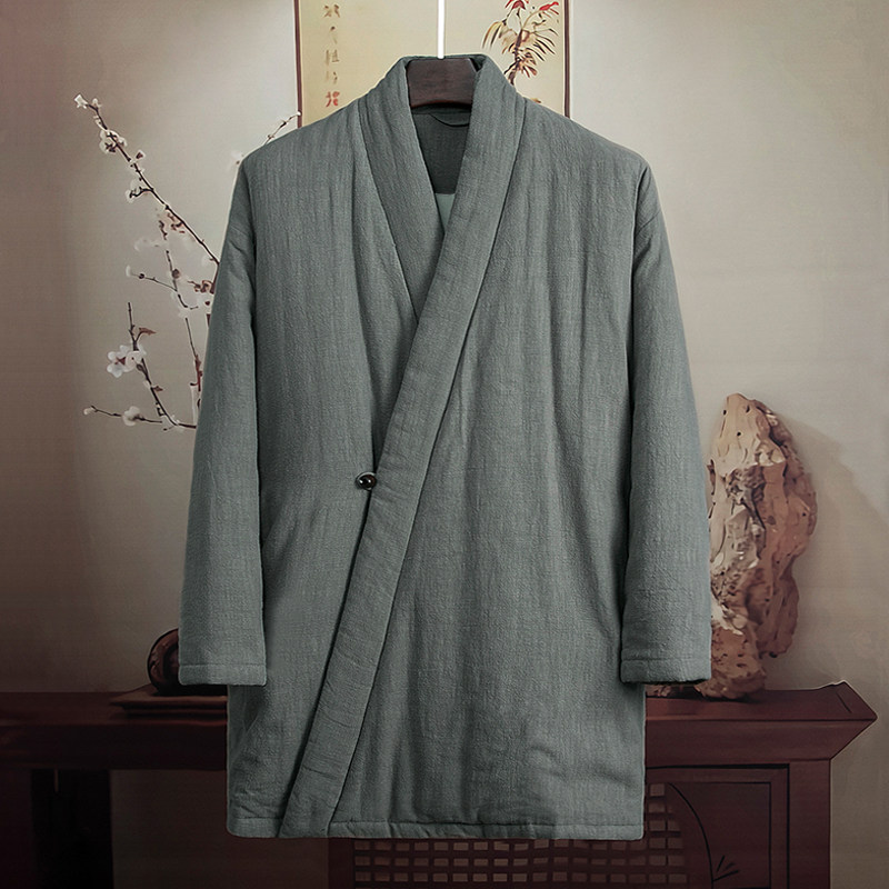 由天新款加厚汉服棉袄外套