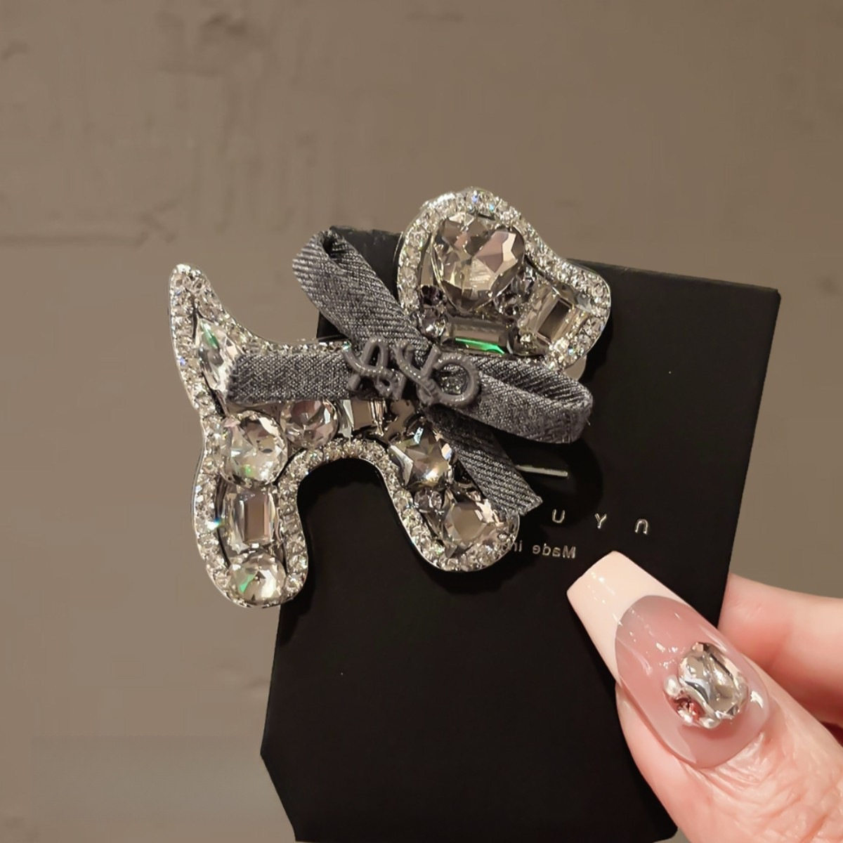 闪钻小马小狗发夹女2025新款高级感侧边刘海夹时尚发卡碎发鸭嘴夹,饰品/流行首饰/时尚饰品新,民族风发饰,淘宝优惠券,粉丝福利购,淘宝优惠卷