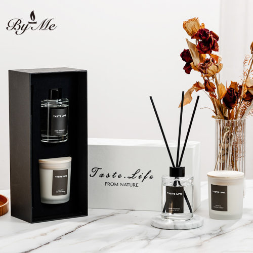 BYME大豆蜡香薰蜡烛礼盒套装taste life无火香氛伴手礼品