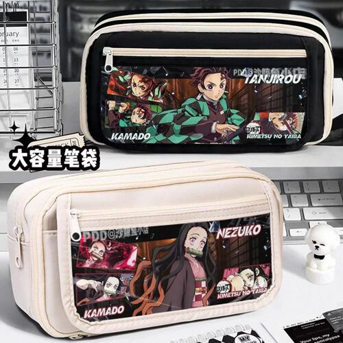 鬼灭之刃时透无一郎大容量笔袋