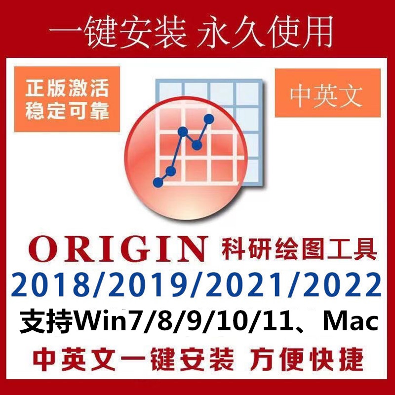 origin软件安装包数据分析中英文送教程支持win/苹果mac远程安装 商务/设计服务 样图/效果图销售 原图主图