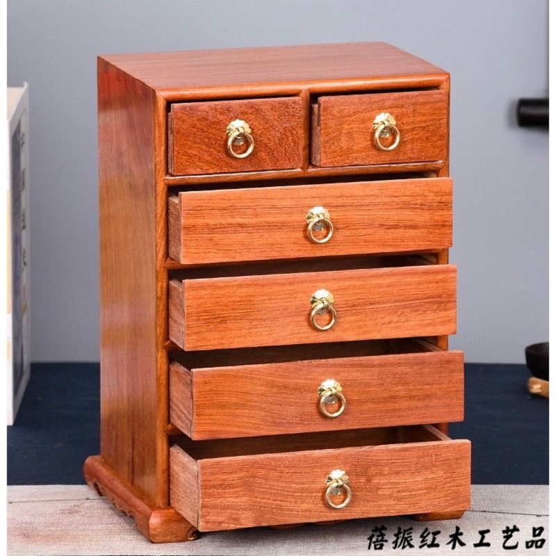 金匠大作缅甸花梨全独板六斗柜榫卯结构茶饼收纳盒木质红木工艺品,住宅家具,斗柜,淘宝优惠券,粉丝福利购,淘宝优惠卷