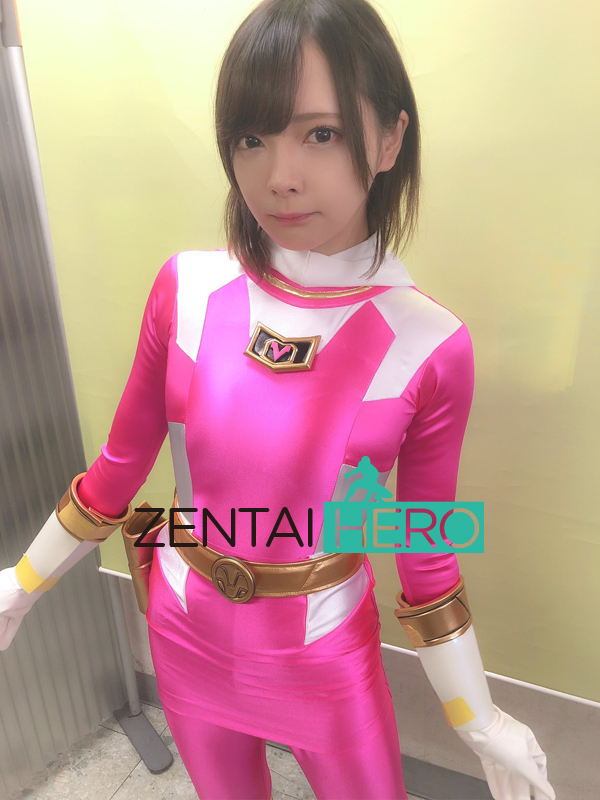 女战士性感英雄gigalady cos战队服装红白色莱卡连体紧身衣扮演服