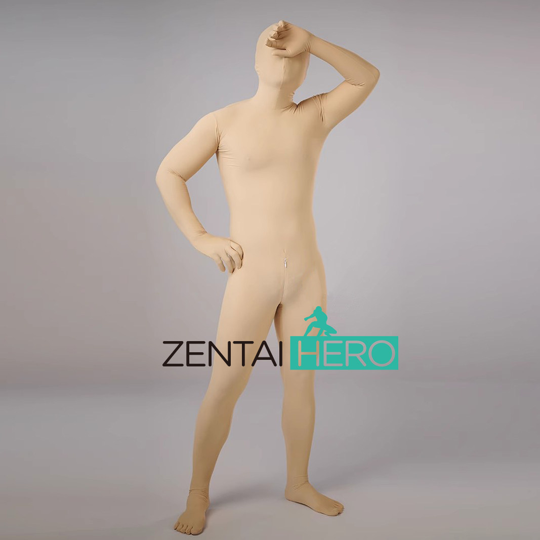 升级丝滑哑光柔软肤色莱卡连体紧身衣zentai高弹外侧无缝打底皮肤