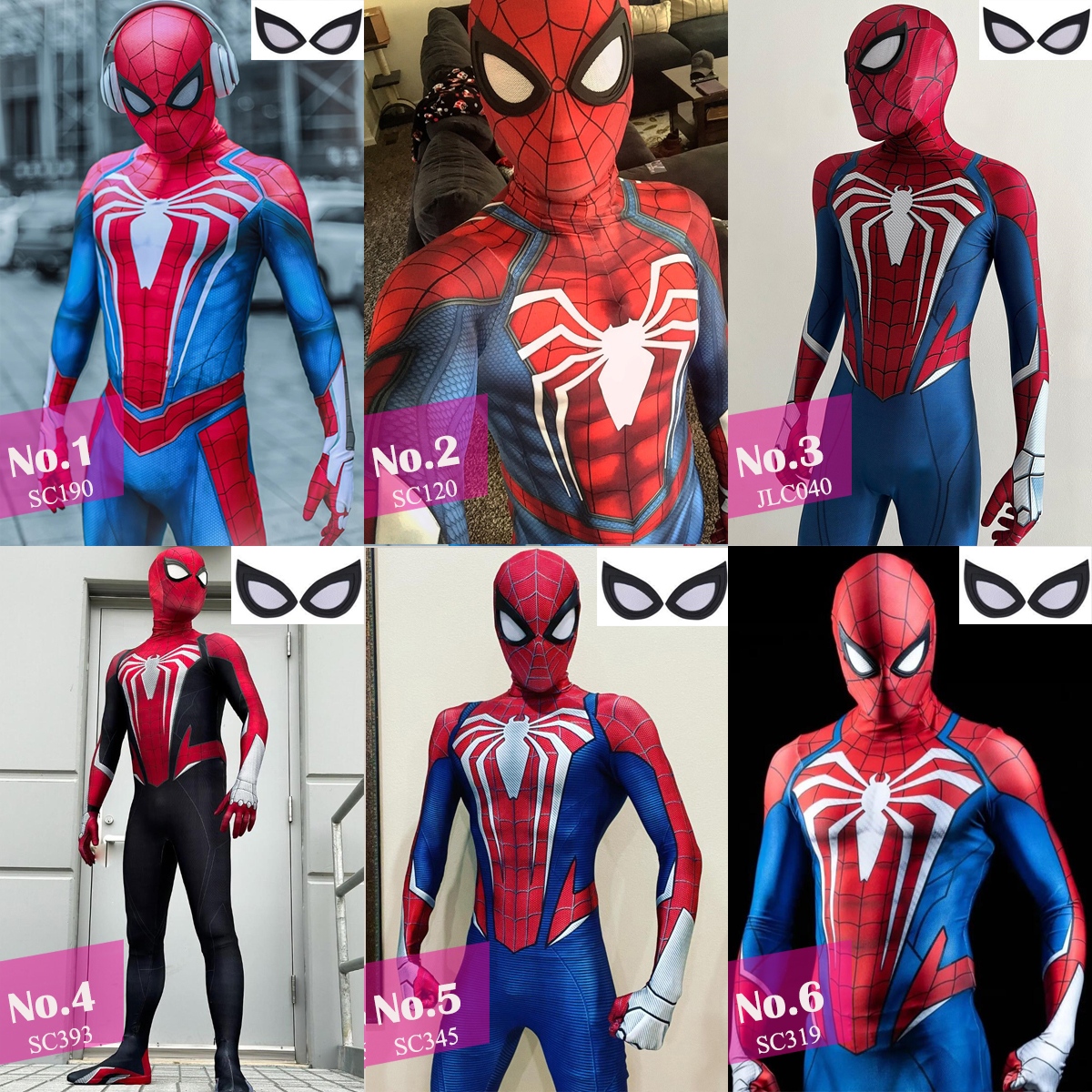 定制游戏PS4 PS5合集蜘蛛服装弹力印染莱卡紧身衣Cosplay漫展服装