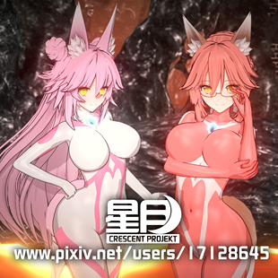 超能女神妲己＆玉藻前定制cosplay紧身衣服装 黑暗侵袭 星月