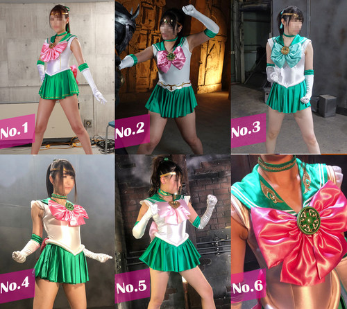 绿色美少女战士cosplay服装