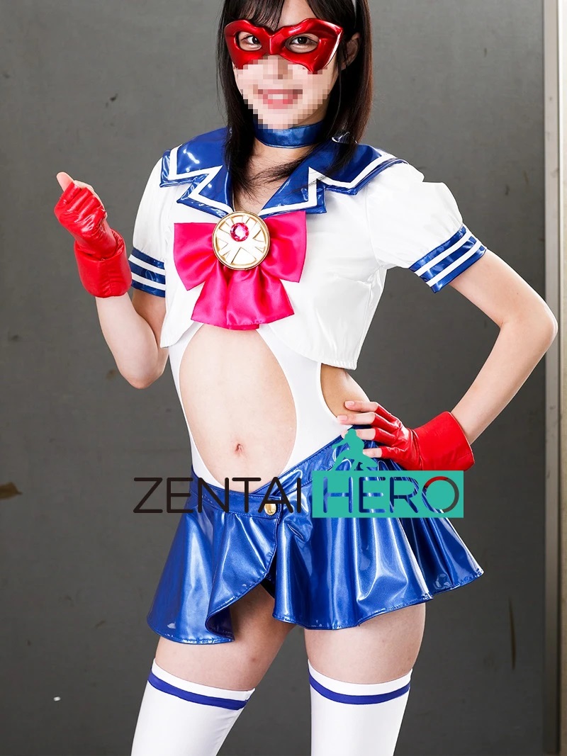 亮面性感紧身衣美少女cosplay服