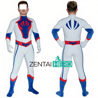 定制兽设短毛绒棒球狗兽装弹性贴身连体紧身衣fursuit毛毛装