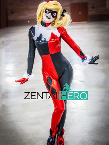 小丑女cosplay服装紧身衣