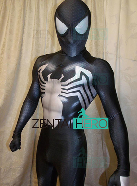 新版 毒液2 连体紧身衣 Symbiote Venom Spiderman Cosplay 莱卡