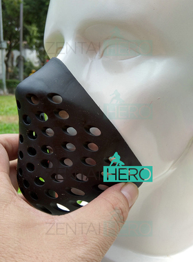 漫展蜘蛛塑形面具Faceshell环保硅胶头罩口罩 助呼吸