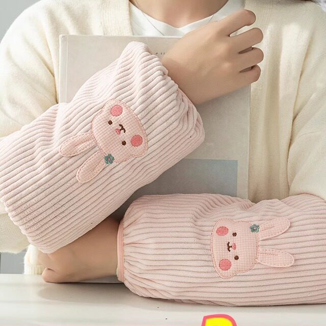 新款袖套女时尚可爱儿童套袖长款学生羽绒服防污防脏袖头秋冬护袖