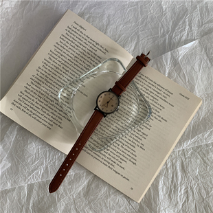 静音准时考试考研手表女款初高中学生复古简约气质ins风小众设计