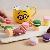 仿真马卡龙模型假面包蛋糕甜点装 饰摆设ins风婚庆甜品台摄影道具