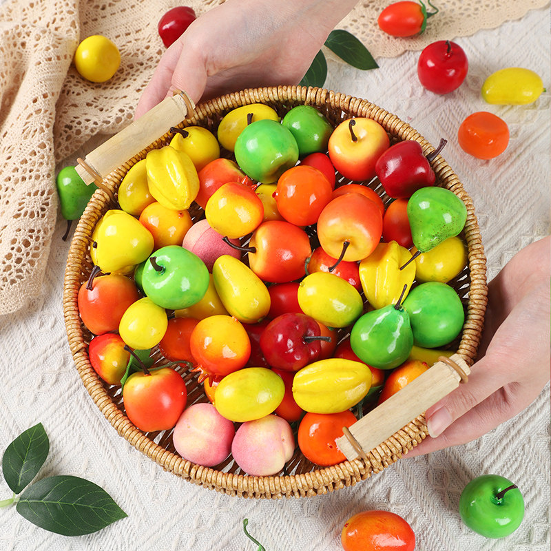 仿真小水果模型假苹果桔子香蕉迷你蔬菜摄影道具装饰食物塑料摆件,鲜花速递/花卉仿真/绿植园艺,仿真果蔬,淘宝优惠券,粉丝福利购,淘宝优惠卷